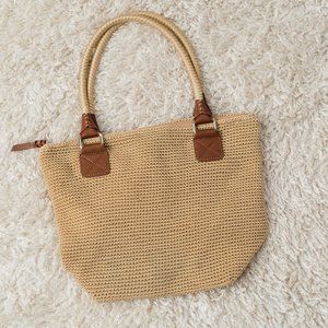 The Sak Crochet Bucket Bag